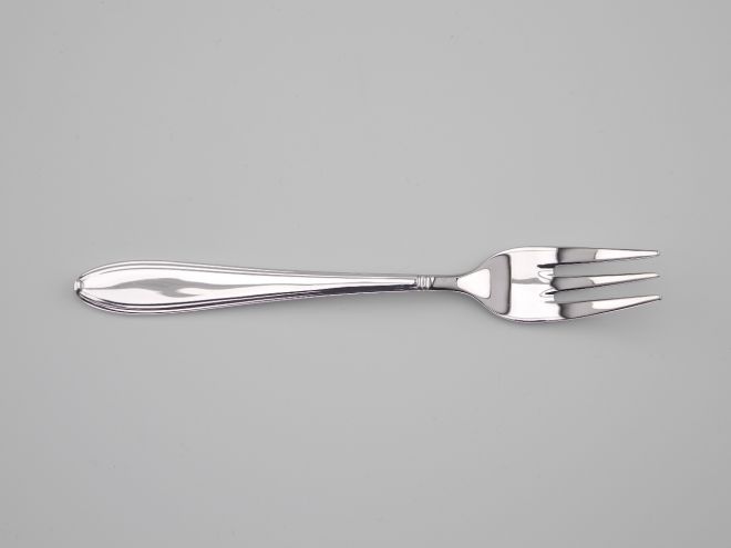 Kuchengabel Tortengabel aus der vintage alten Serie Valencia cromargan Edelstahl poliert von WMF Besteck