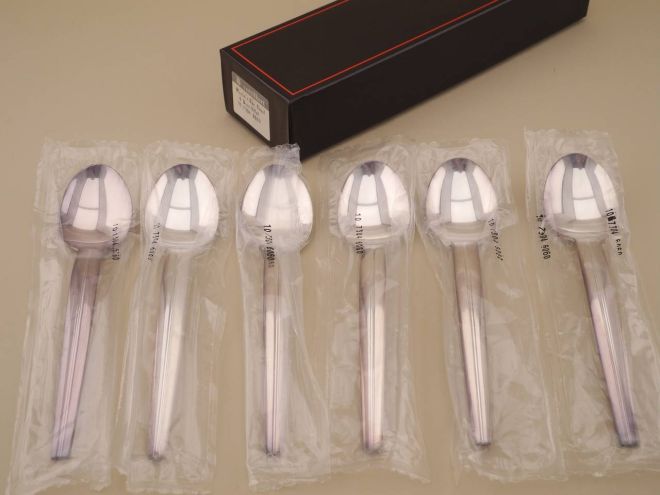 WMF Maxim`s de Paris Rue Royale 90 versilbert Dessertlöffel Set