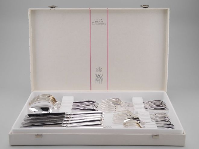 WMF Premiere 90 versilbert Komplettbesteck Etui