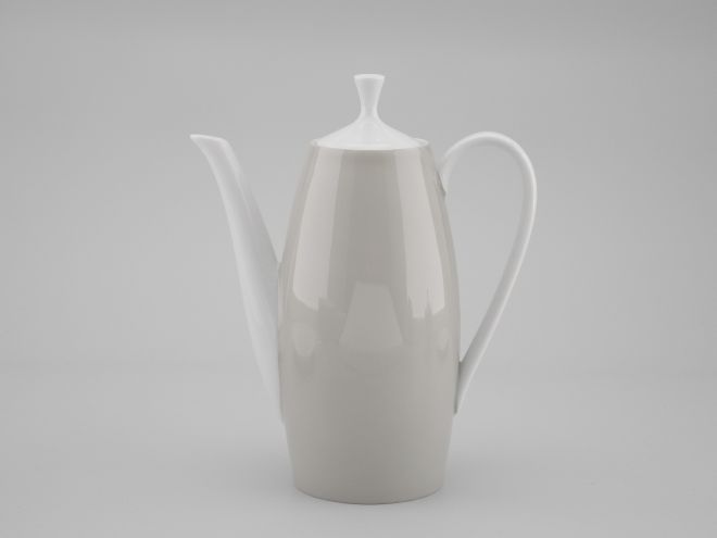 Arzberg 2025 grau weiss Kaffeekanne Gr.2