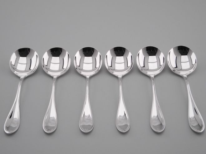 WMF Premiere 90 versilbert Tassenlöffel Set