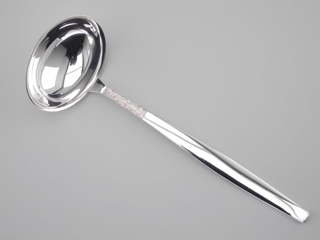 BSF Rauhreif 90 versilbert Suppenkelle