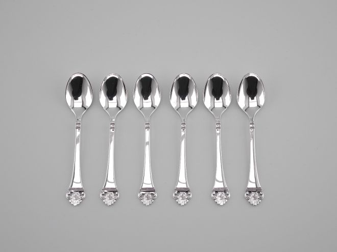 Robbe & Berking Rosenmuster 150 Mokkalöffel Set