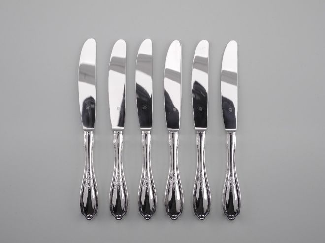 WMF Englische Rose versilbert 90 Obstmesser Set
