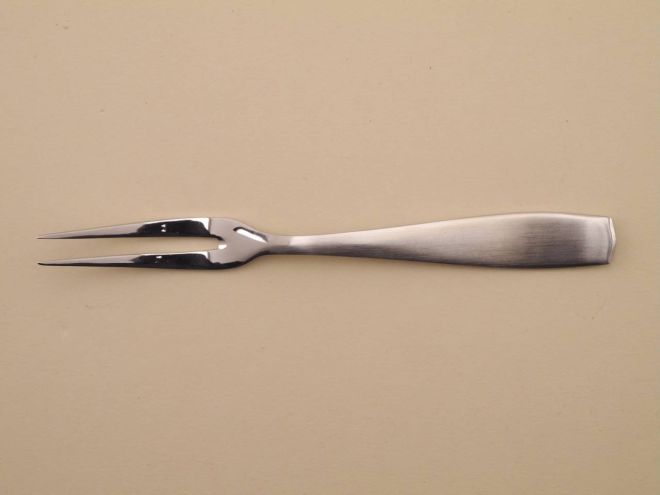 Kleine Fleischgabel Konfektgabel vintage alte Serie 2716 in Edelstahl von Carl Hugo Pott Solingen Bestecke