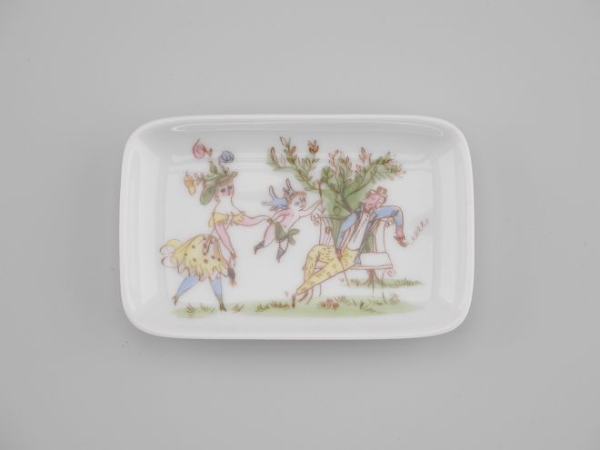 Bele Bachem Zierteller 2056 Rosenthal Putto