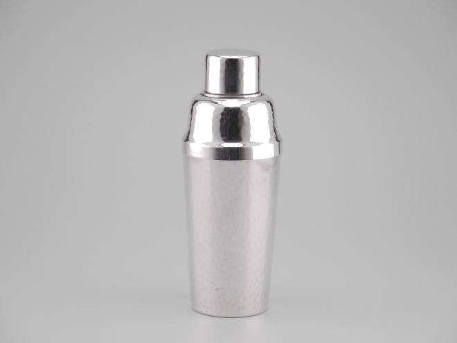 WMF Cocktail Shaker Hammerschlag versilbert
