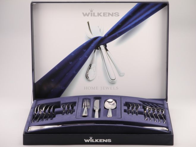 Wilkens Gala teilvergoldet Komplettbesteck 6 Personen