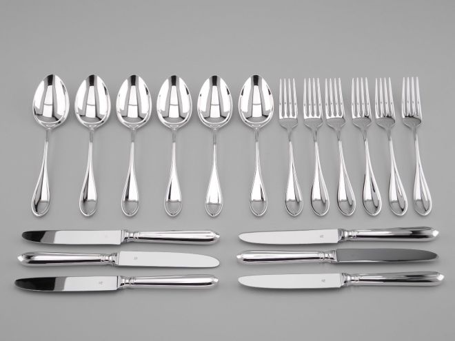 WMF Premiere 90 versilbert Dessertbesteck