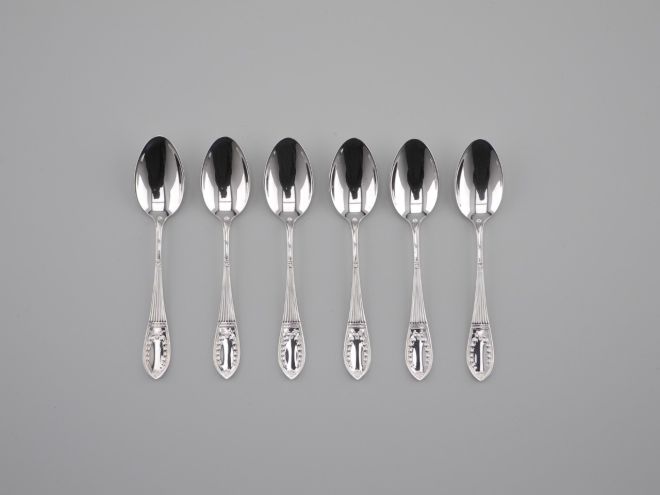 Wilkens Strassburger Empire 925 Mokkalöffel Set