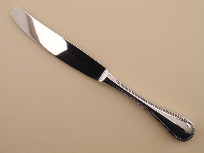 Tafelmesser Messervintage vintage alte Serie Perlrand neue Version in Cromargan von WMF Besteck