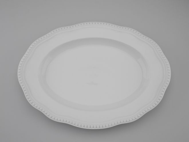 Rosenthal Perlrand uni weiss Platte 37cm