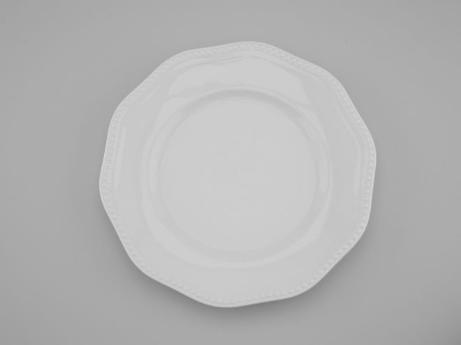 Rosenthal Perlrand uni weiss Speiseteller 26cm