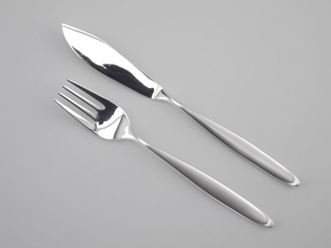 Fischbesteck für 1 Person mit 90er Auflage aus der Serie Baden Baden von WMF