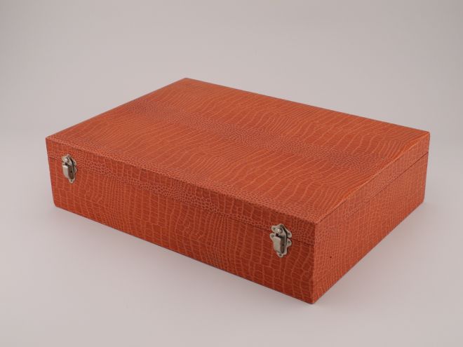 Besteckkasten 48 Teile rot