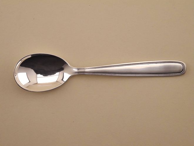 Carl Hugo Pott Solingen vintage alte Serie Modell 718 Kaffeelöffel 90 90er Auflage versilbert Besteck Silberbesteck