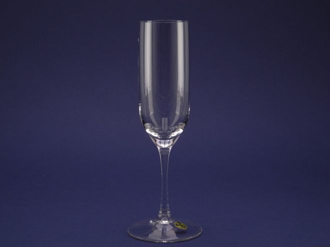 Sektglas Sektkelch transparent aus der Serie Cora 50er Jahre design Aloys Gangkofner für Peill&Putzler