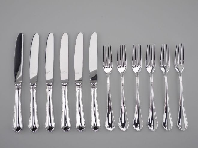 BSF Chippendale 90 versilbert Dessertbesteck