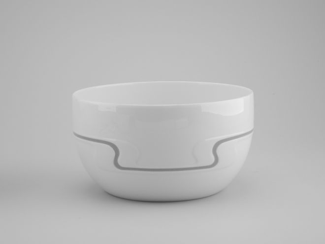 Rosenthal Asimmetria Schiefer Salatschale 17