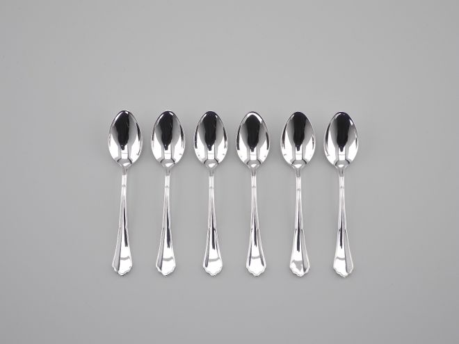 BSF Chippendale 90 versilbert Mokkalöffel Set