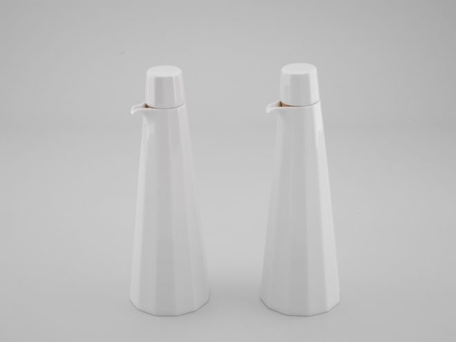 Rosenthal Polygon uni weiss Essig & Öl