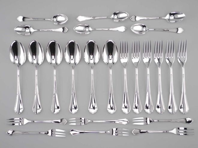 BSF Chippendale 90 versilbert Komplettbesteck