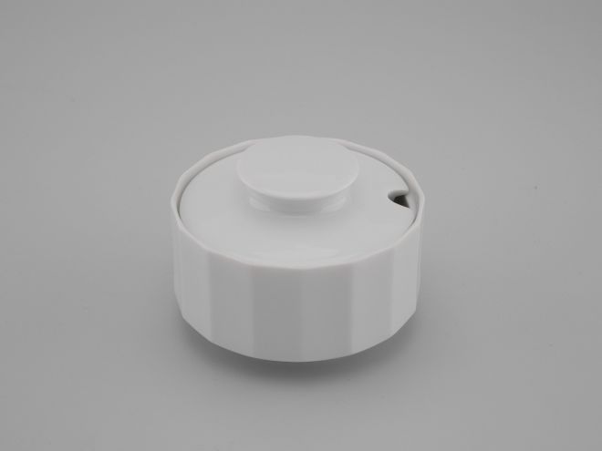 Rosenthal Polygon uni weiss Zuckerdose