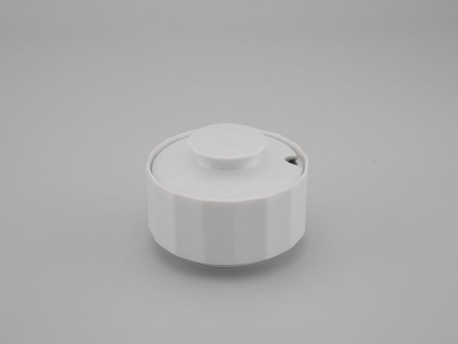 Rosenthal Polygon uni weiss Zuckerdose klein