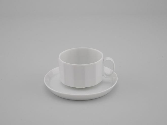 Rosenthal Polygon uni weiss Mokkatasse nieder