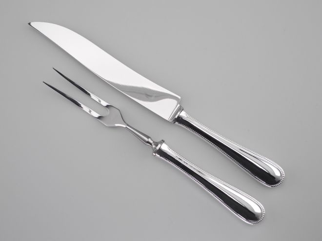 Auerhahn Perl 90 versilbert Tranchierbesteck