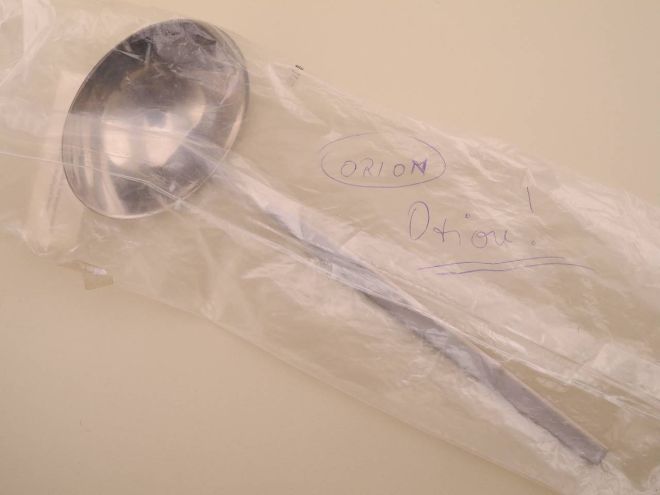 Suppenkelle Suppenschöpfer Cromargan aus der vintage alten Serie Orion geschmiedet von WMF Finnland Besteck