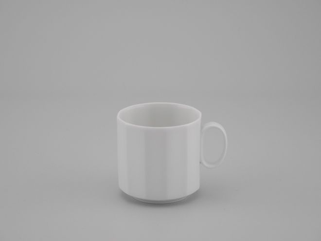 Rosenthal Polygon uni weiss Mokkatasse hoch Obere