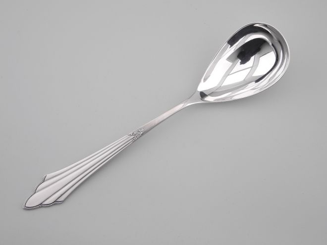 WMF Fächermuster 900 versilbert Puddinglöffel
