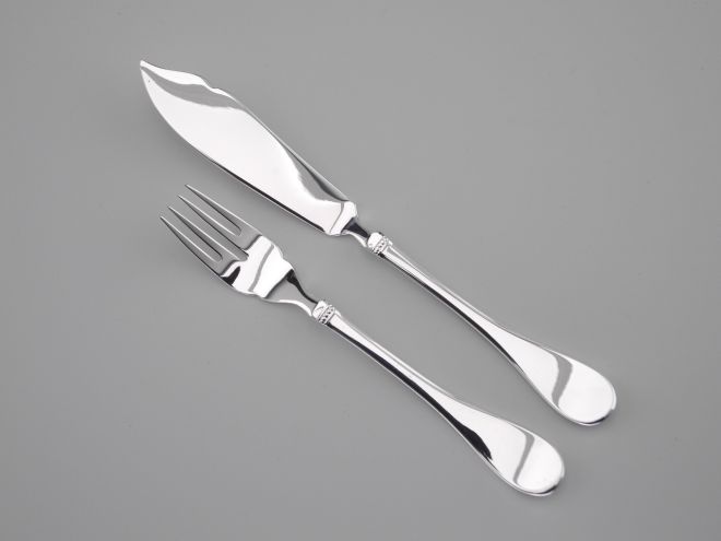 BSF Rialto 90 versilbert Fischbesteck 1P