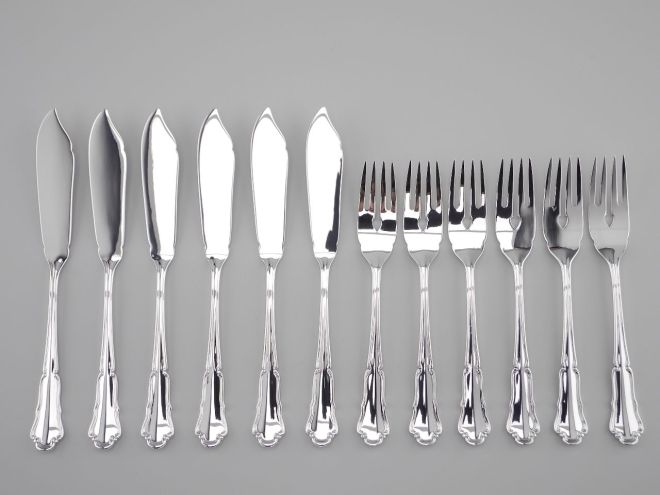 Wilkens Dresdner Barock 90 Fischbesteck Set