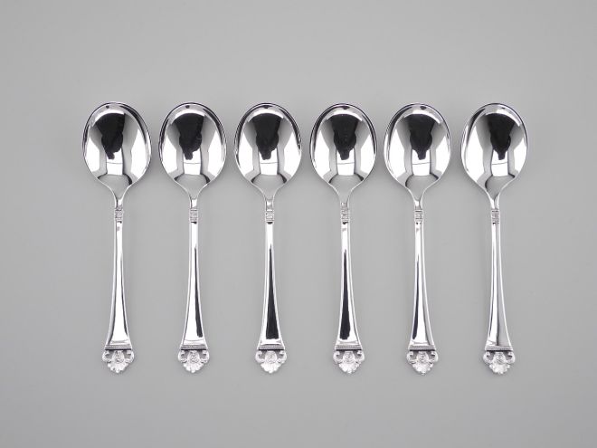 Robbe & Berking Rosenmuster 150 Tassenlöffel Set