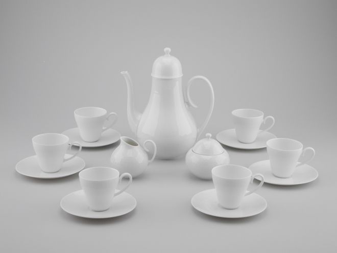 Rosenthal Romanze in weiss Mokkaservice