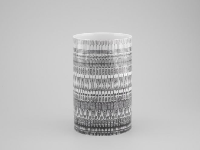 Hans Theo Baumann Vase 2767 schwarz Rosenthal