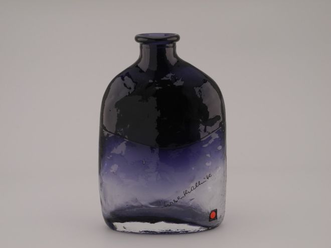 Wiesenthalhütte Flaschenvase violett