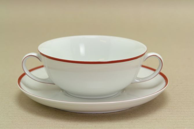 Arzberg 1382 Rotrand Suppentasse neuer