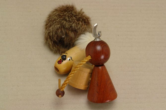 Holzmännchen Figur Flaschenöffner