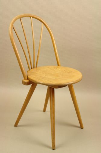 Vintage Bugholz Stuhl helles Holz blond wood