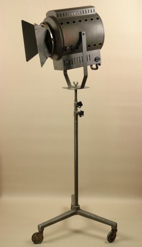 Vintage Filmlicht Theaterscheinwerfer antik