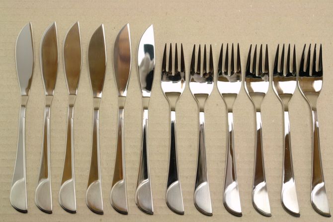 WMF Solo cromargan Fischbesteck 6P