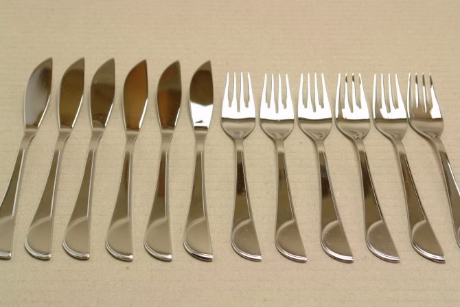 WMF Solo cromargan Fischbesteck 6P