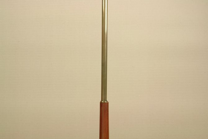 Vintage Teak Stehlampe Messing 60er Jahre