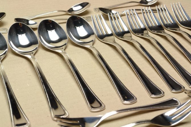 WMF Den Haag versilbert 90 Komplettbesteck 6 Personen