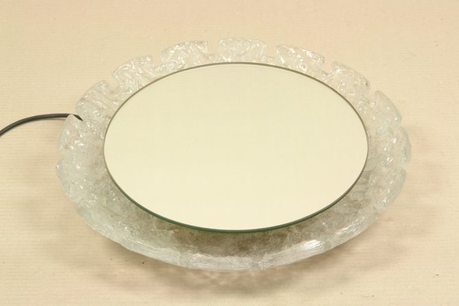 Spiegelleuchte Acryl 70er