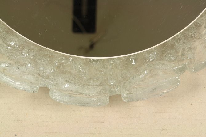 Spiegelleuchte Acryl 70er