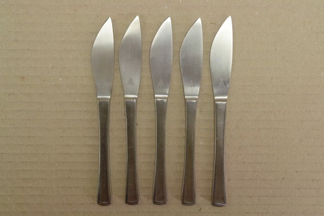 AMC Elypsis 18/10 Edelstahl Besteck Obstmesser 5er Set